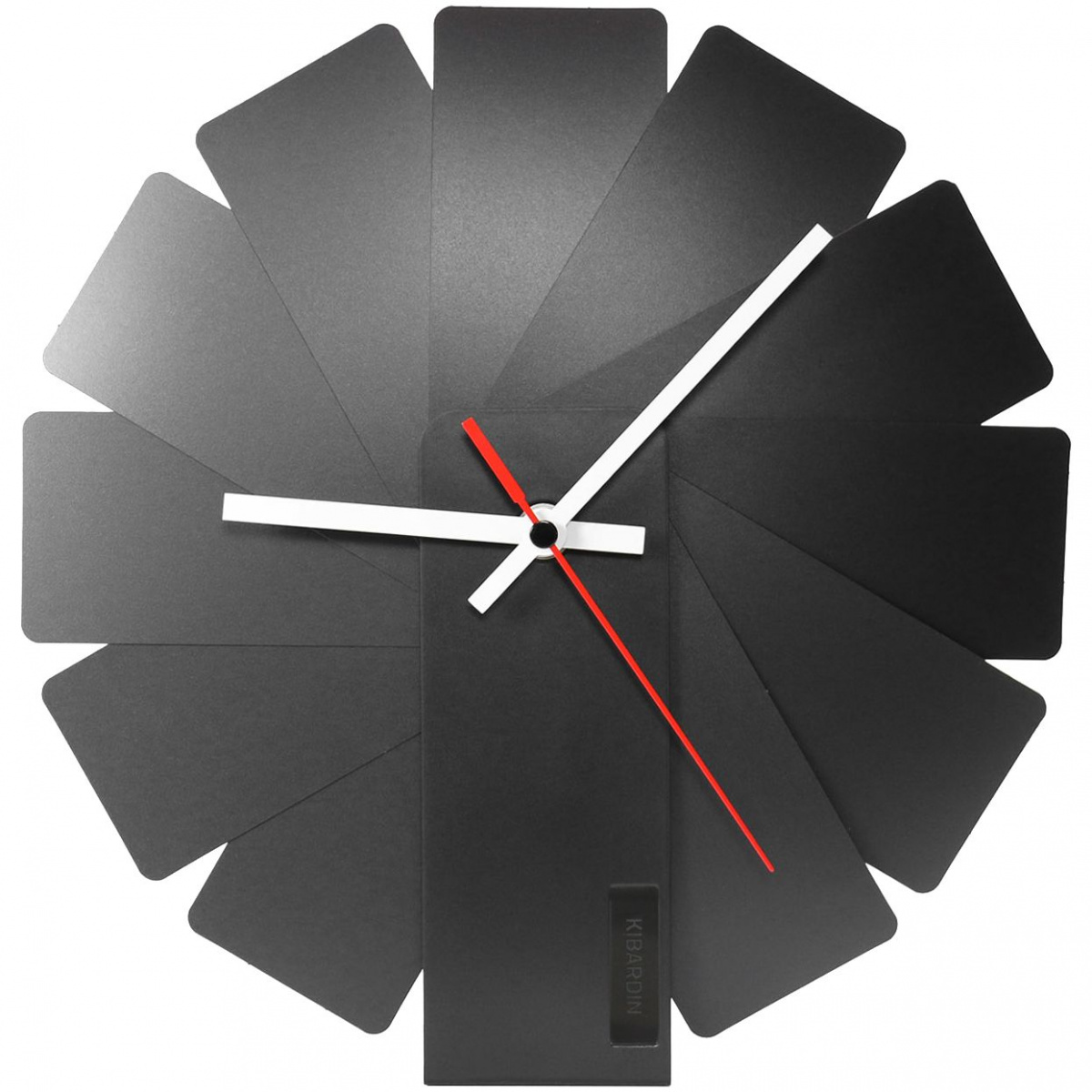 Часы настенные Transformer Clock. Black &amp; Black