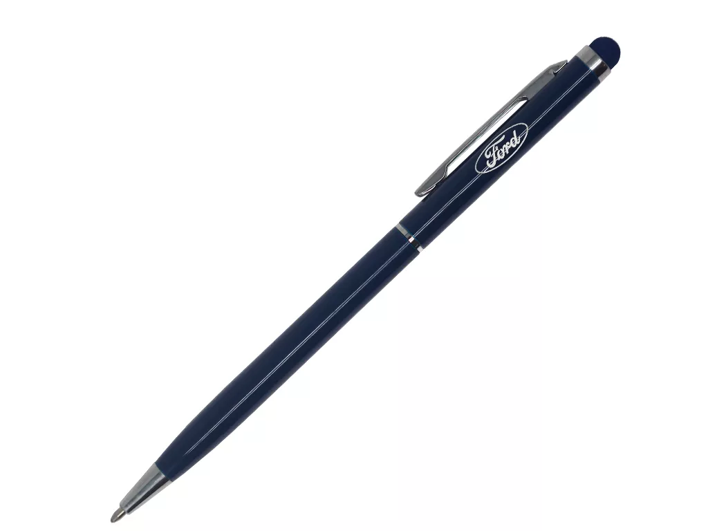 Ручка шариковая, СЛИМ СМАРТ, металл, синий/серебро