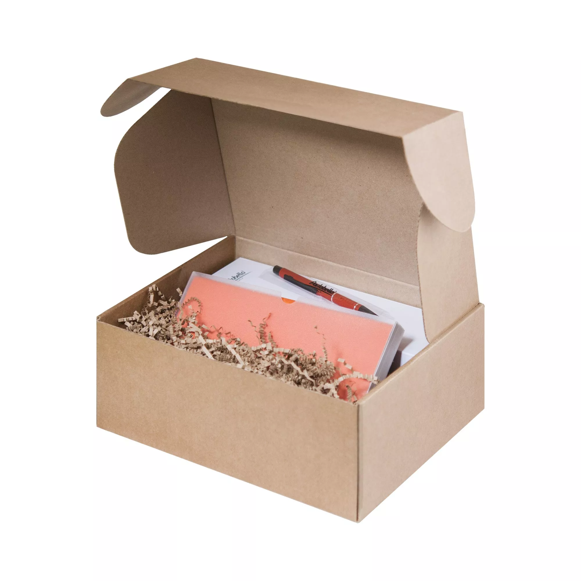 Подарочный набор Portobello оранжевый в малой универсальной подарочной коробке (Ежедневник недат А5 Спортбутылка Ручка)