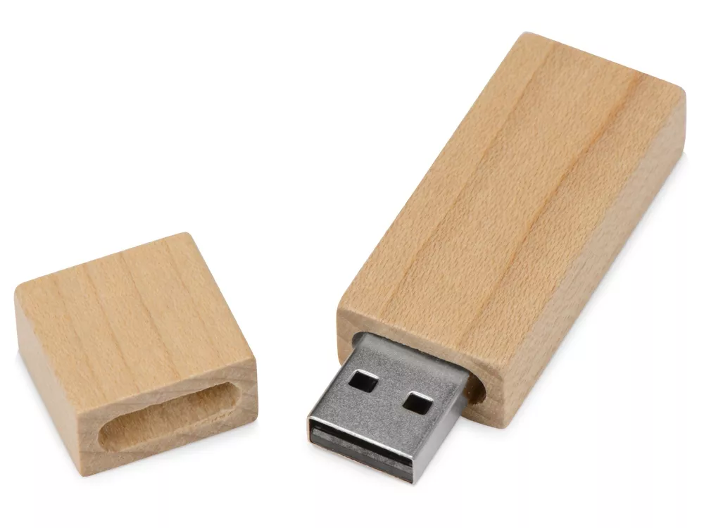 USB-флешка на 16 Гб Woody с магнитным колпачком