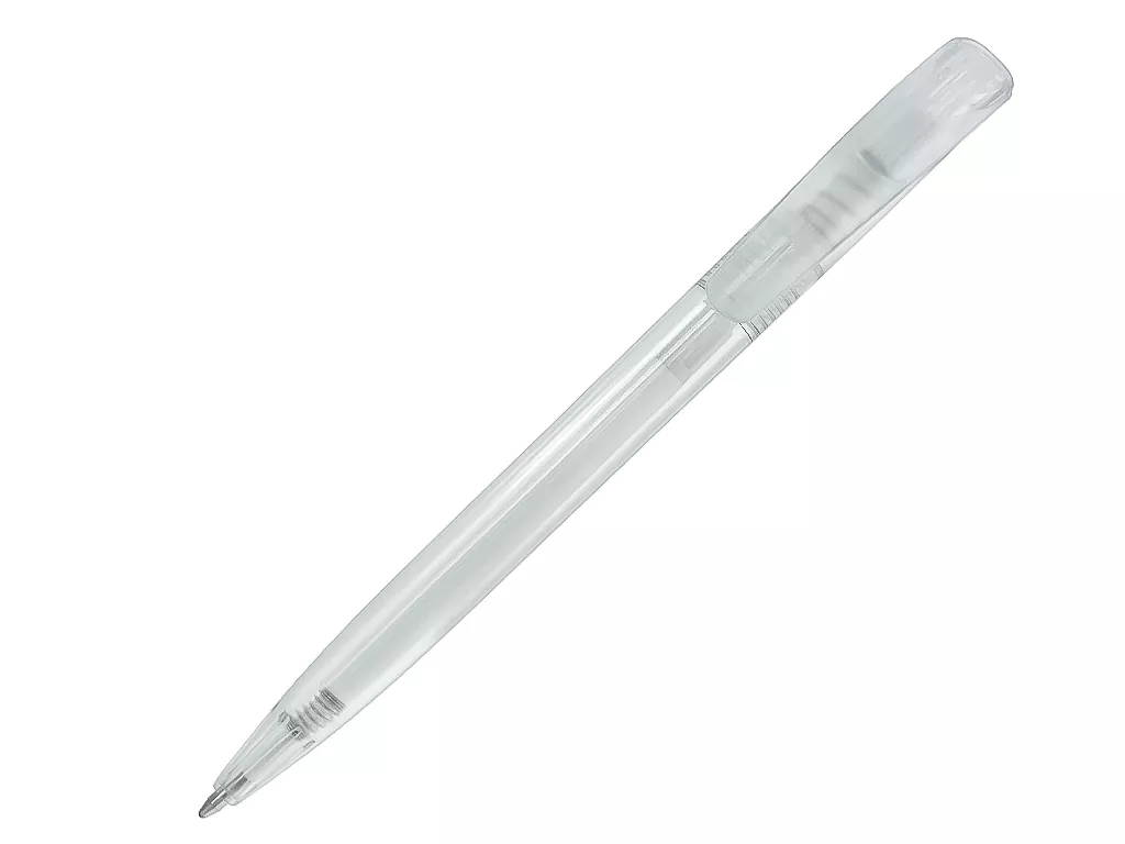 Ручка шариковая, пластик, прозрачный