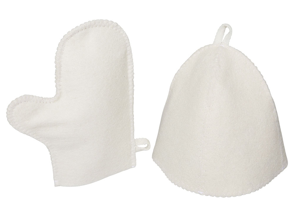 Банный набор из шапки и рукавицы Renew