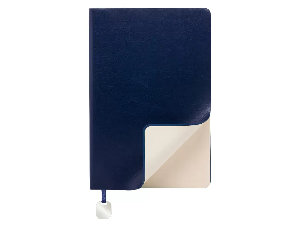 Ежедневник Flexy Agenda Buffalo А5, темно-синий, датированный, в гибкой обложке