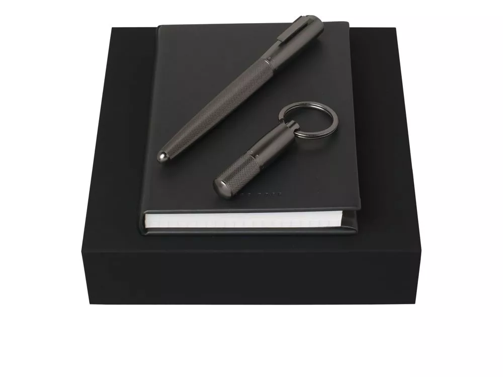 Подарочный набор: брелок, блокнот А6, ручка-роллер