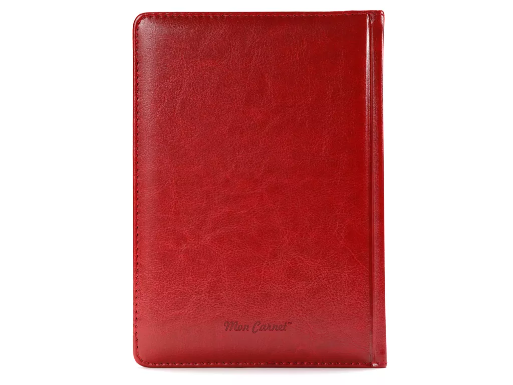 Ежедневник, недатированный, формат А5, в твердой обложке Nebraska (Небраска), бордовый