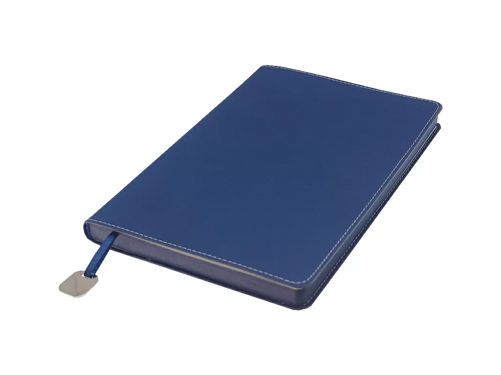 Ежедневник Flexy Soft А5, темно-синий, недатированный, в гибкой обложке с прошивкой