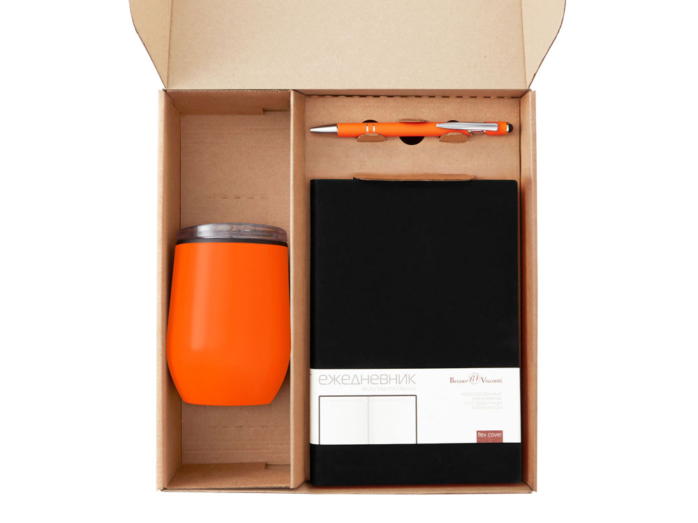 Набор Writea с ежедневником, ручкой и термокружкой