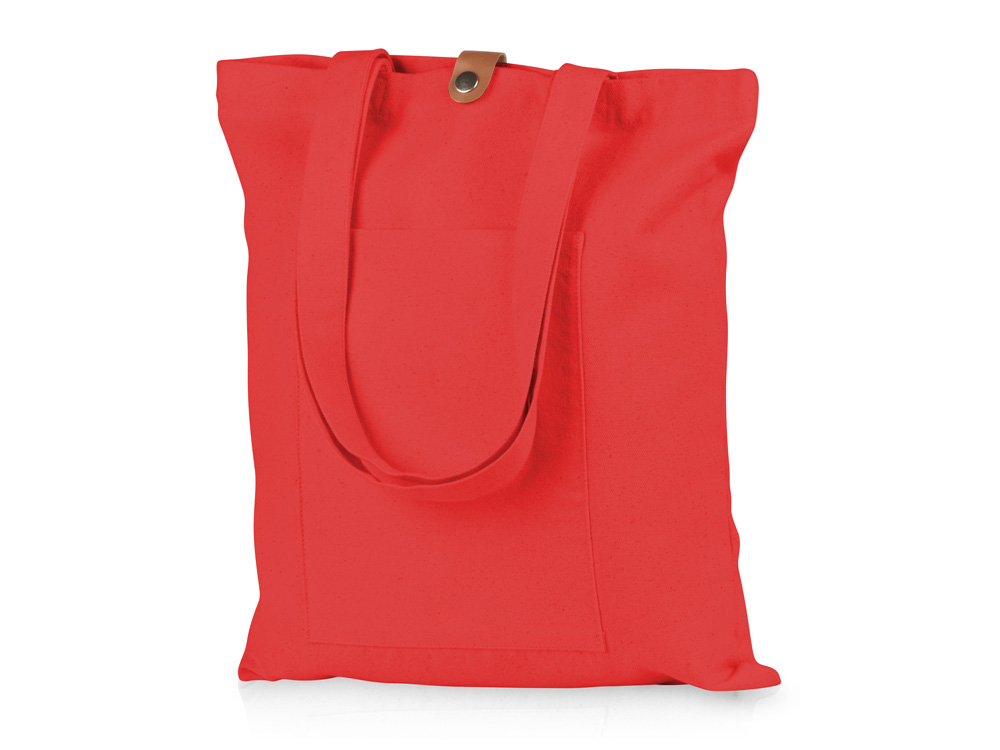 Cумка Clip из хлопка 340 г/м2 с застежкой из экокожи