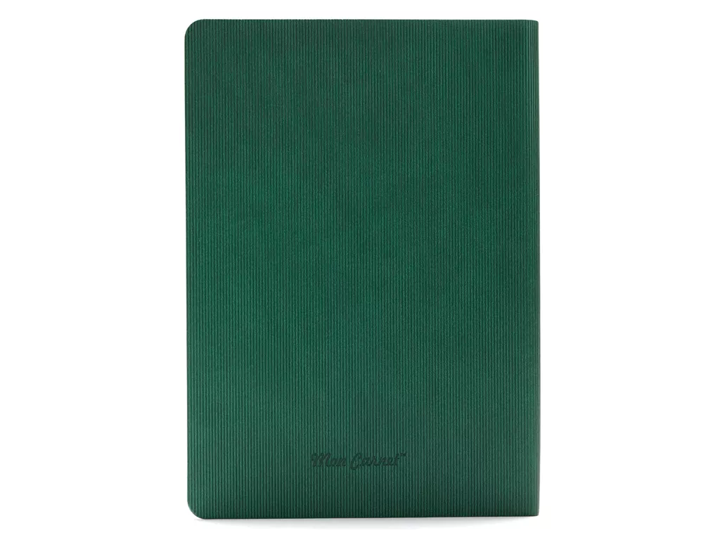 Ежедневник, недатированный, формат А5, в гибкой обложке Happy Lines, зеленый
