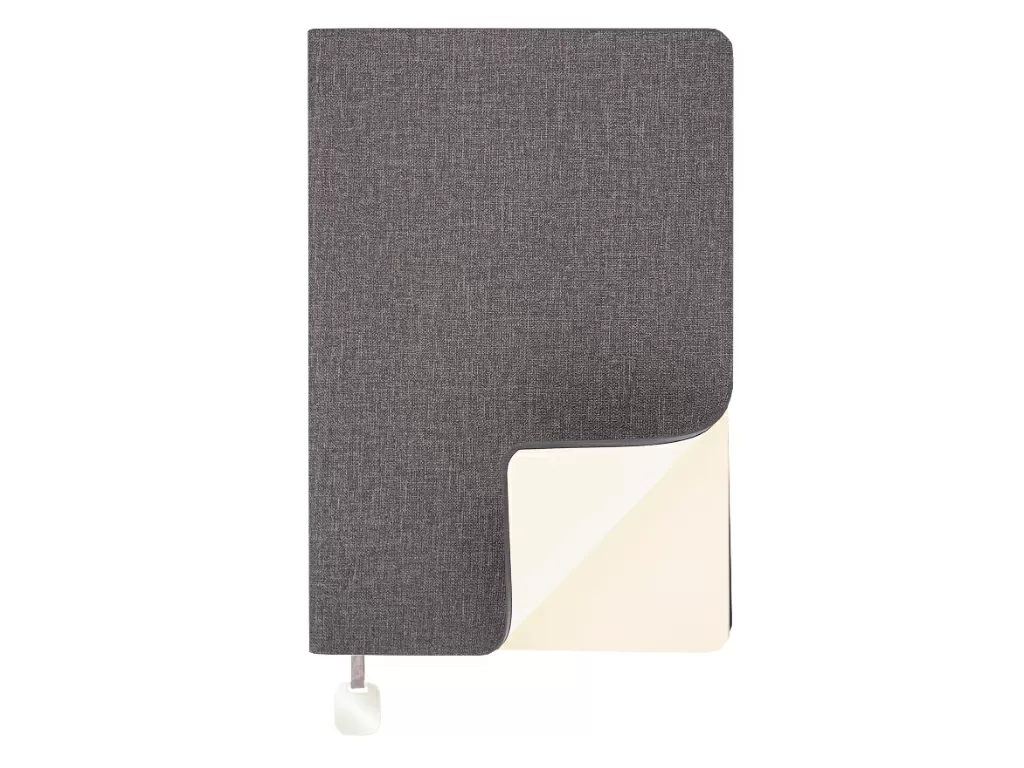 Ежедневник Flexy Cambric А5, серый, недатированный, в гибкой обложке