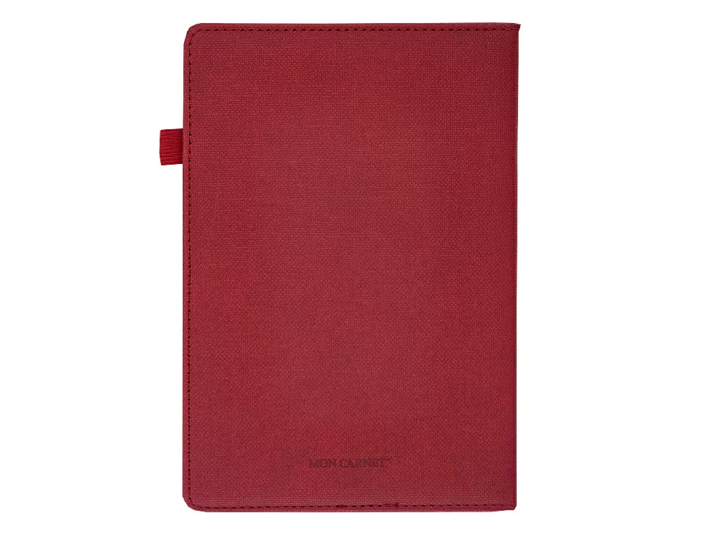 Ежедневник Smart Geneve Ostende А5, бордовый, недатированный, в твердой обложке