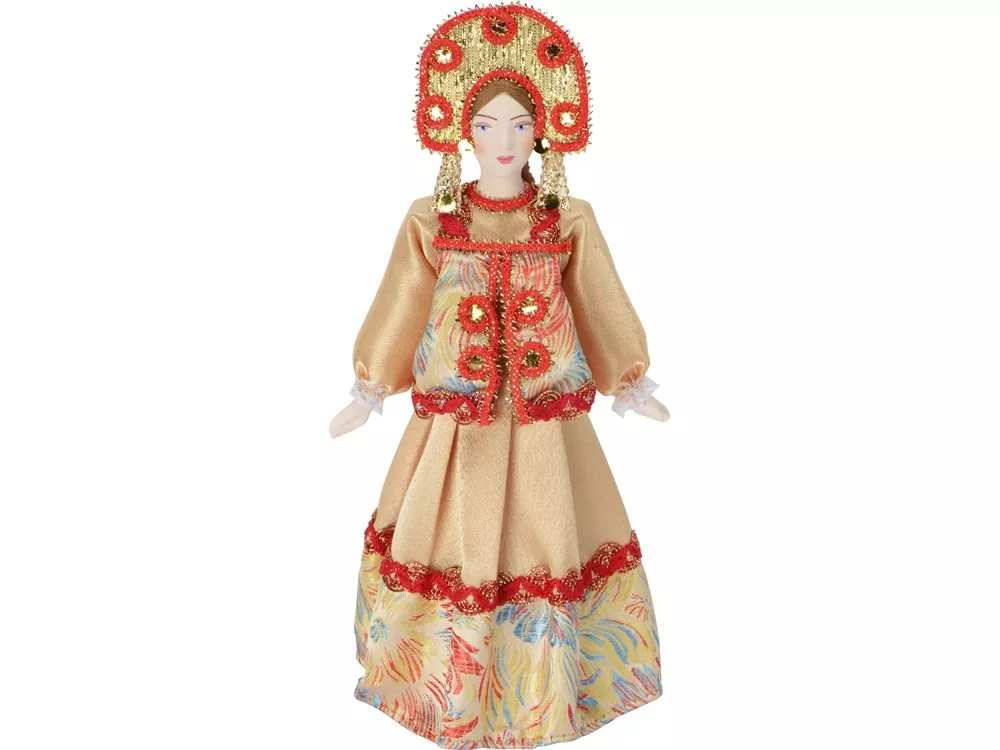 Подарочный набор Катерина: кукла, платок, сундук