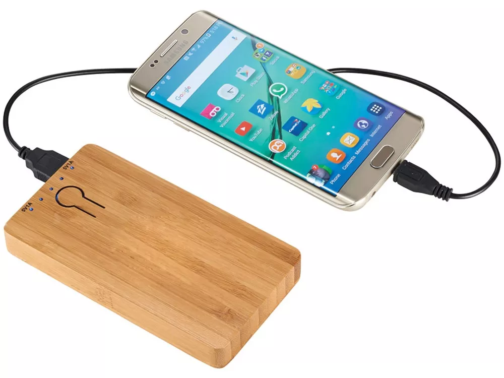 Портативное зарядное устройство Bamboo, 5000 mAh