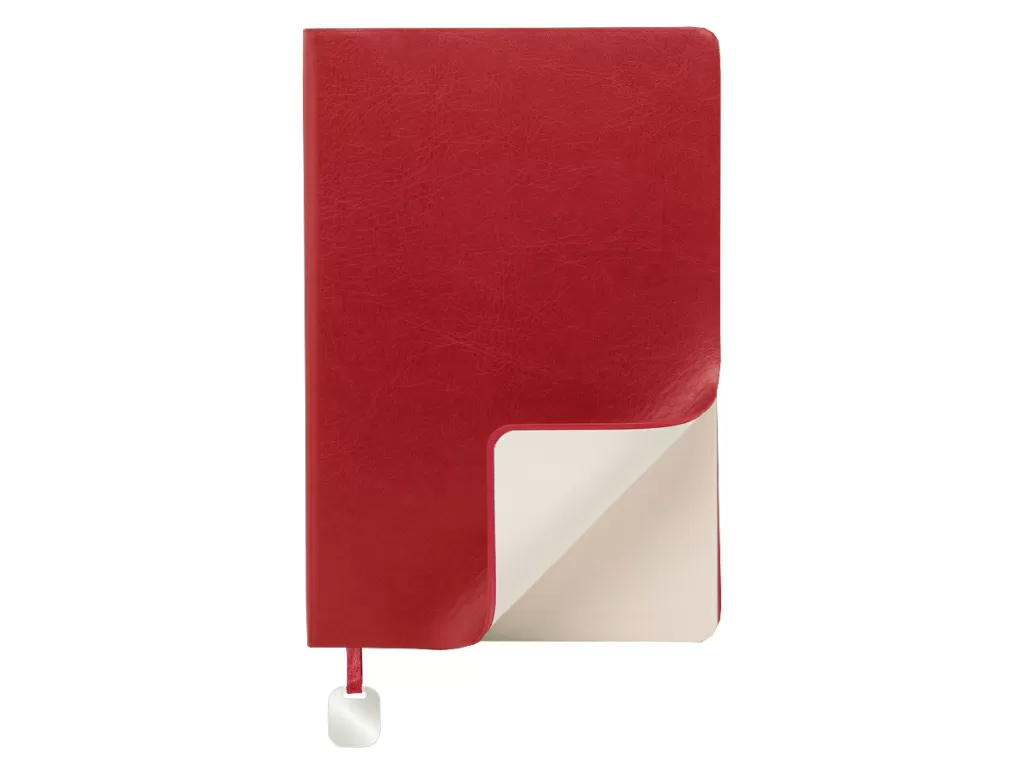Ежедневник Flexy Buffalo А5, красный, недатированный, в гибкой обложке