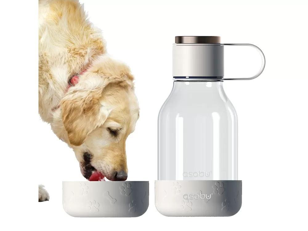 Бутылка для воды 2-в-1 Dog Bowl Bottle со съемной миской для питомцев, 1500 мл