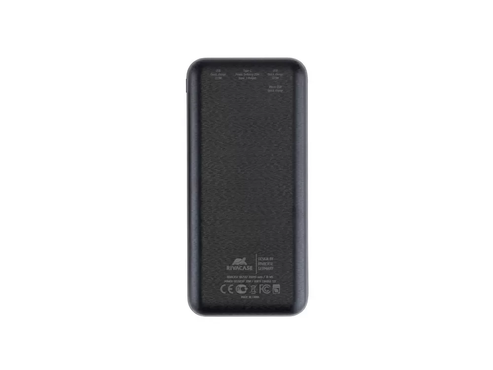 Внешний аккумулятор с дисплеем, 20000 mAh