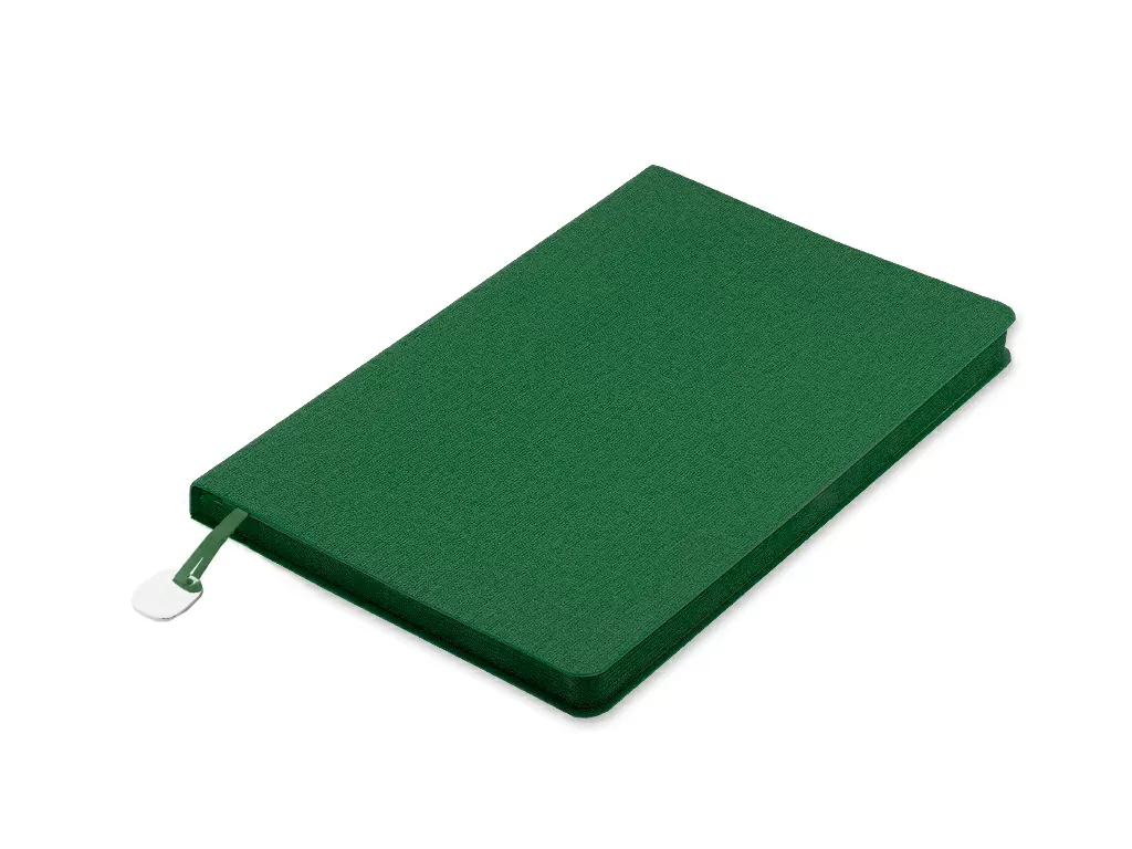 Ежедневник Flexy Cambric А5, зеленый, недатированный, в гибкой обложке