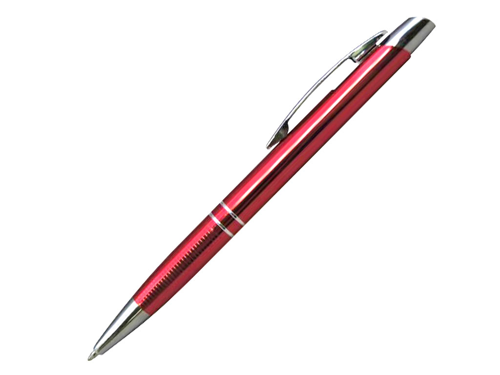 Ручка шариковая, металл, Marietta, красный, дизайн Santini