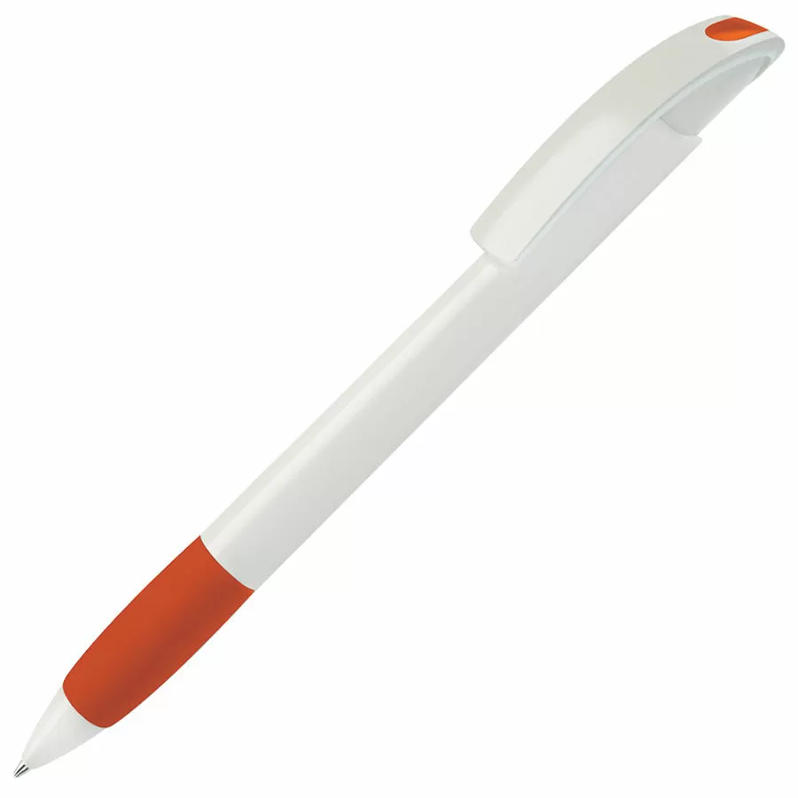 Ручка шариковая с грипом NOVE, белый фон