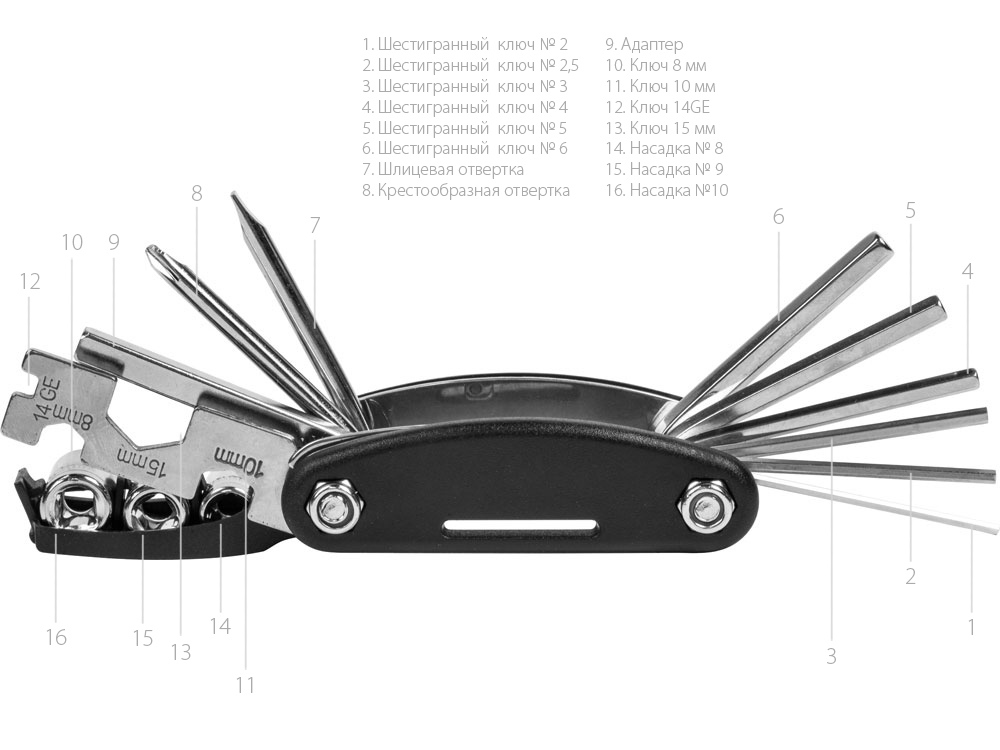 Многофункциональный инструмент Multi-16