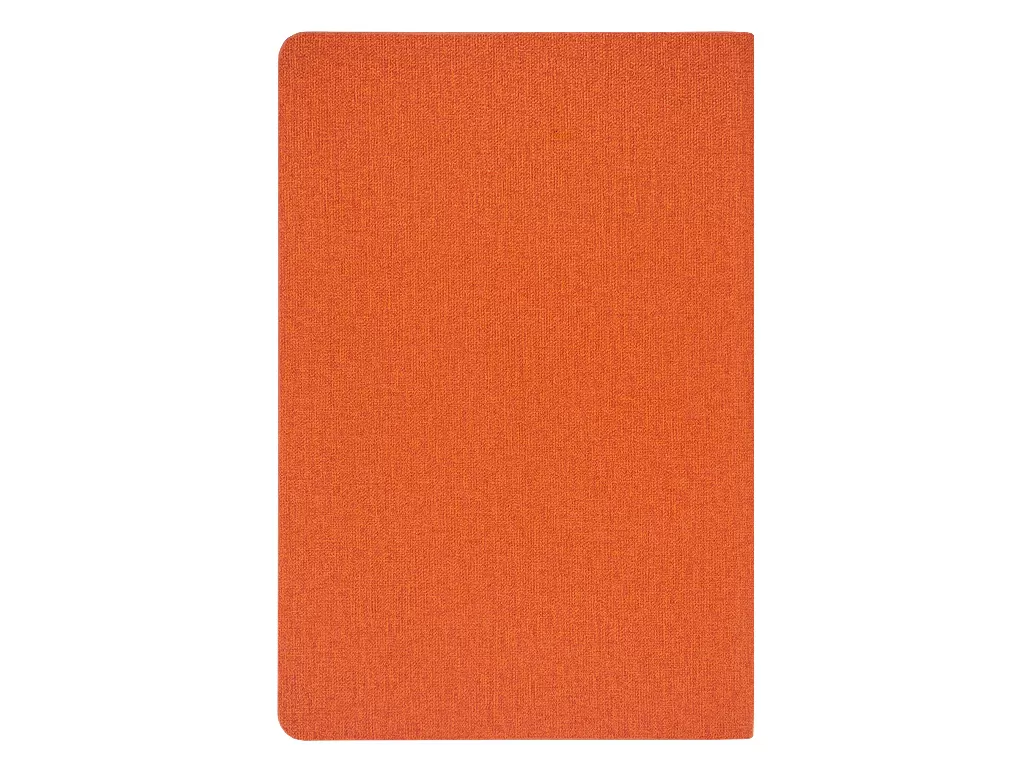 Ежедневник Flexy Cambric А5, оранжевый, недатированный, в гибкой обложке