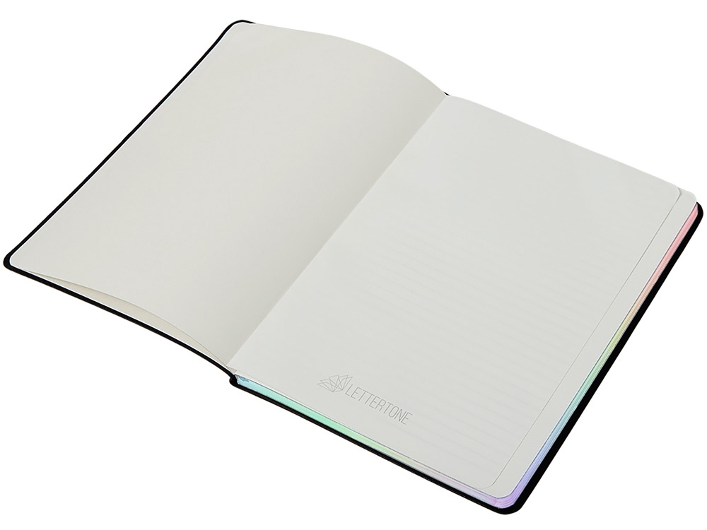 Блокнот А5 в гибкой обложке Fellini с голографическим срезом