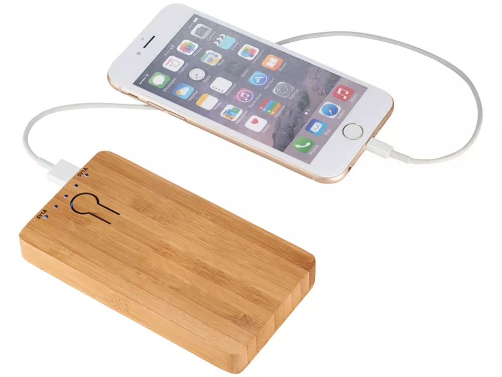 Портативное зарядное устройство Bamboo, 5000 mAh