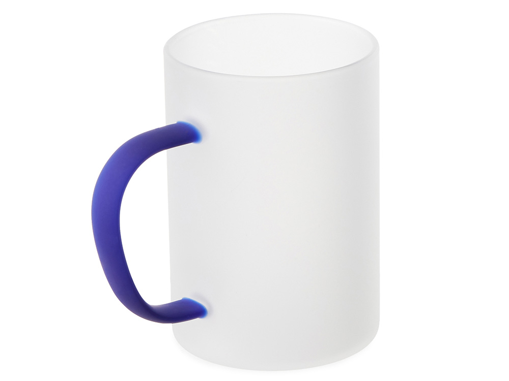 Стеклянная матовая кружка для сублимации Акцент