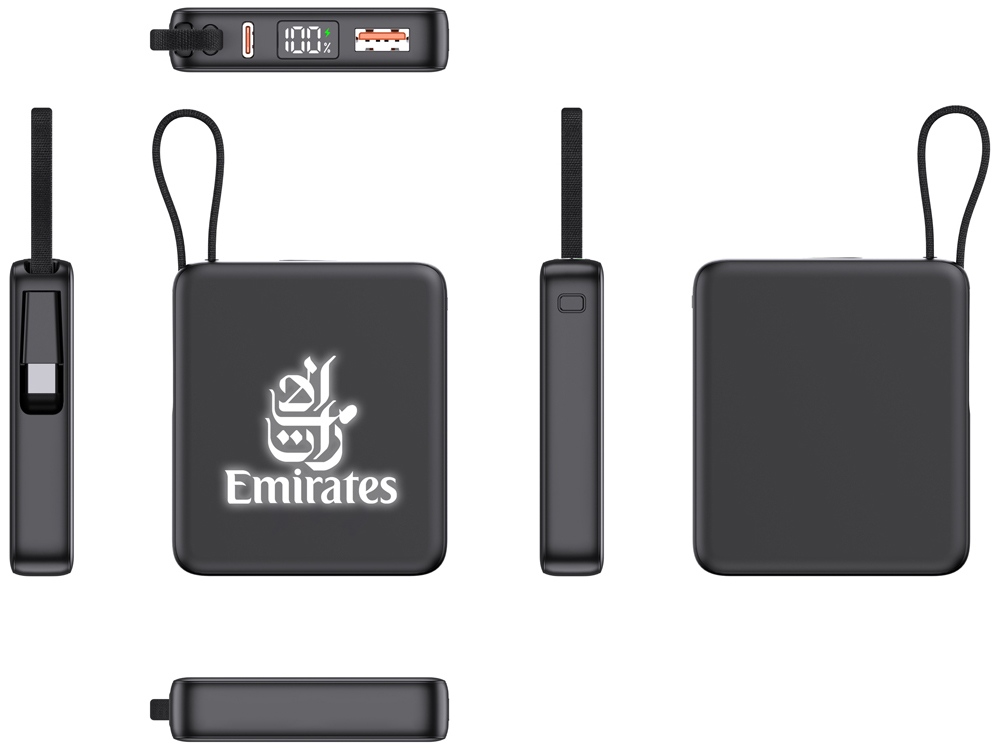 Внешний акуумулятор с подсветкой лого Nex, 5000 мАч