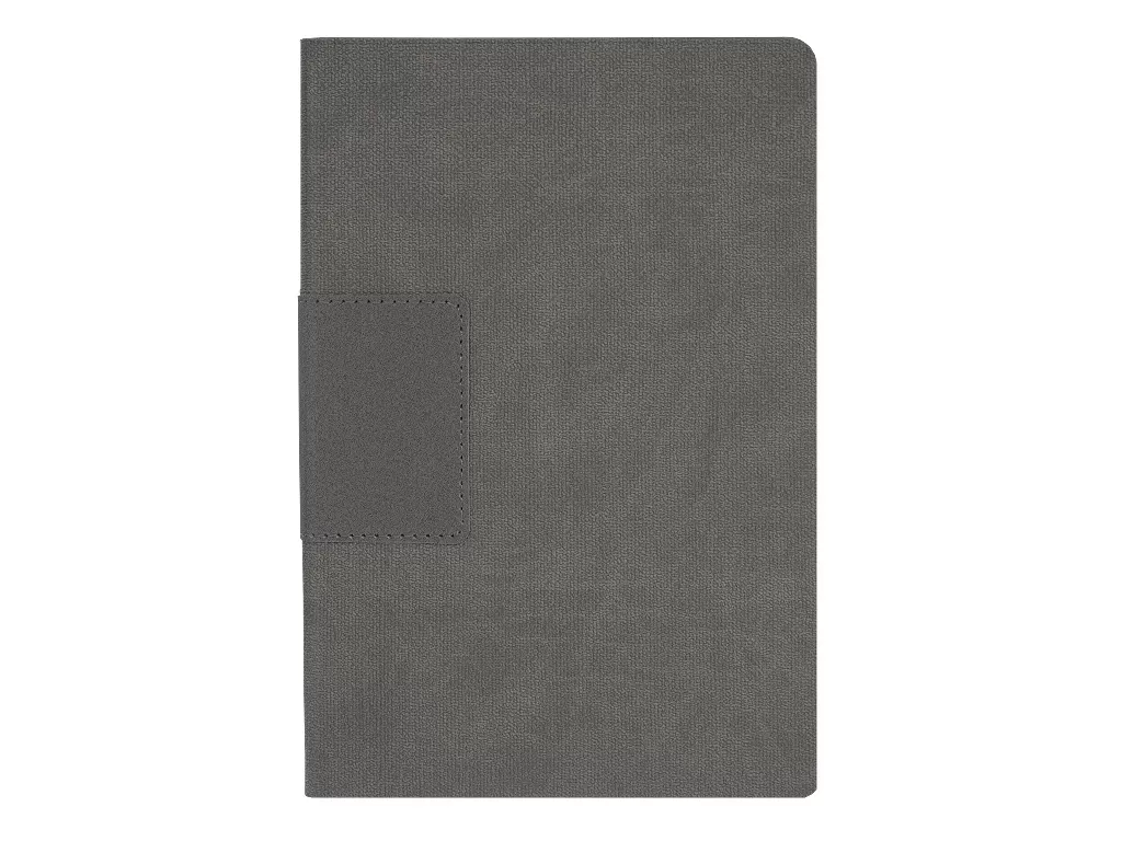 Ежедневник Flexy Stone Ostende А5, серый, недатированный, в гибкой обложке