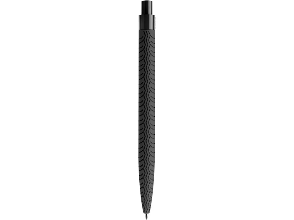 Ручка пластиковая шариковая Prodir QS 03 PRP с рисунком протектор шины софт-тач PRP