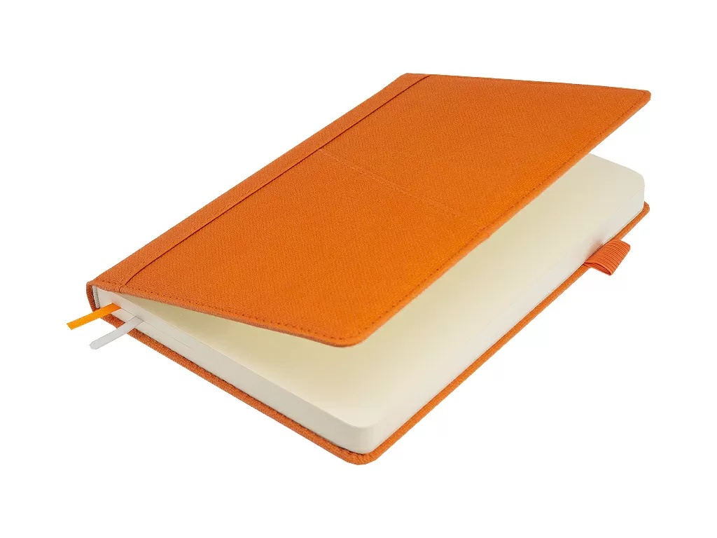 Ежедневник Smart Geneve Ostende А5, оранжевый, недатированный, в твердой обложке