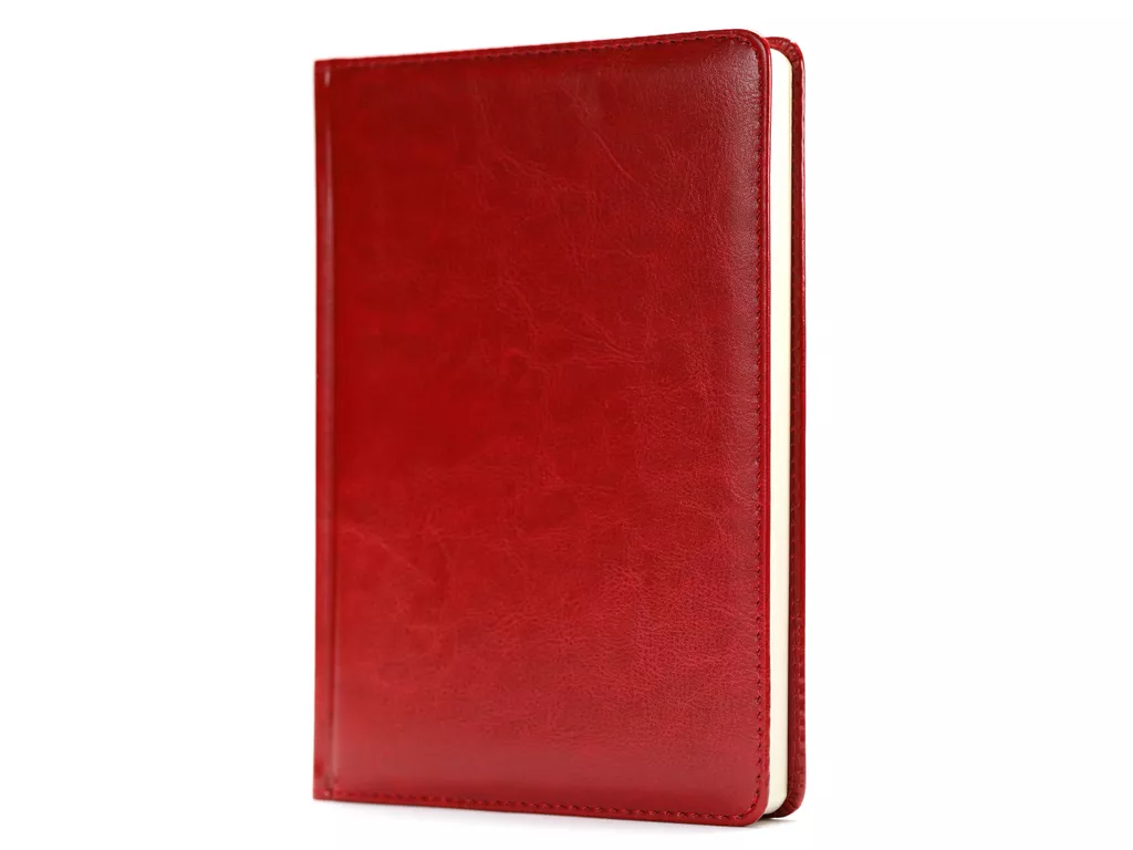 Ежедневник, недатированный, формат А5, в твердой обложке Nebraska (Небраска), бордовый
