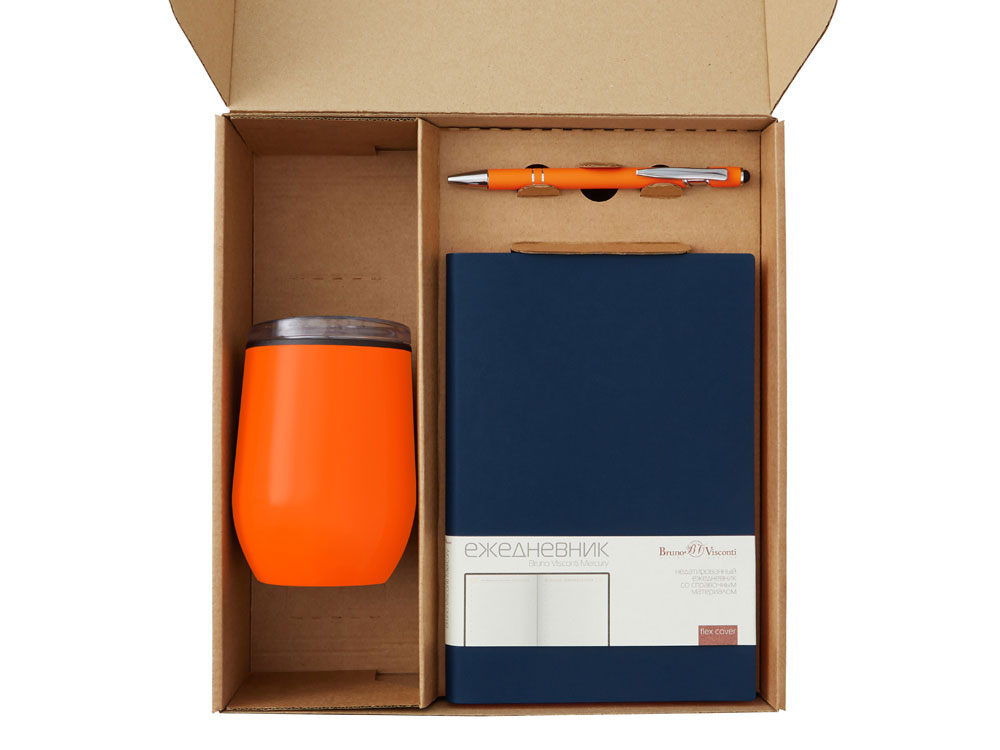 Набор Writea с ежедневником, ручкой и термокружкой