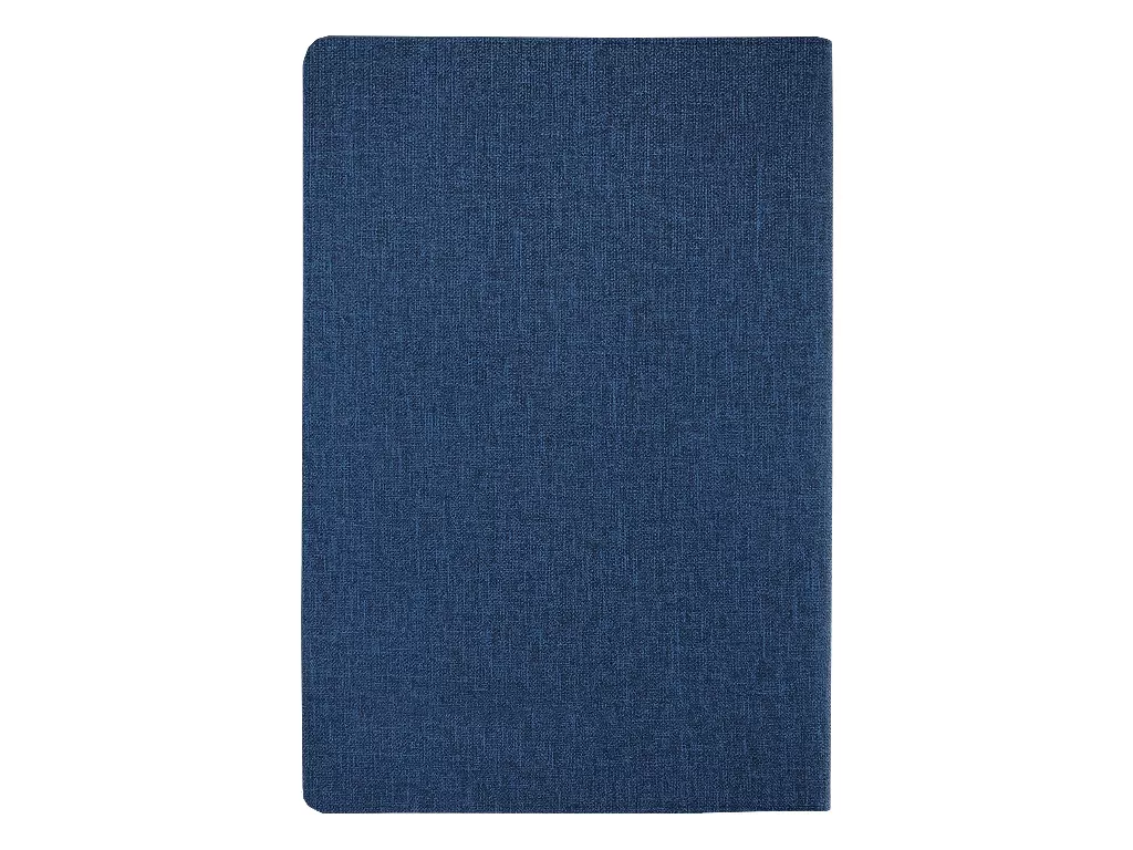Ежедневник Flexy Semidated Cambric А5, темно-синий, полудатированный, в гибкой обложке