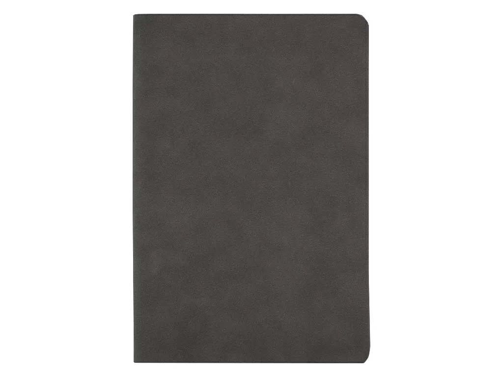 Ежедневник Flexy Nuba А5, серый, недатированный, в гибкой обложке