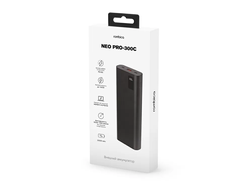 Внешний аккумулятор для ноутбуков NEO PRO-300C, 30000 mAh