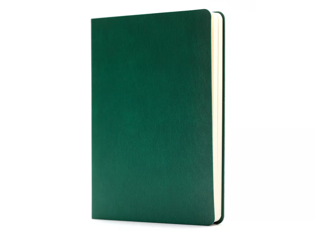 Ежедневник, недатированный, формат А5, в гибкой обложке Happy Lines, зеленый
