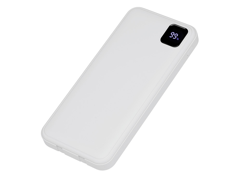 Внешний аккумулятор со встроенными кабелями Фрэйм, 10000мач