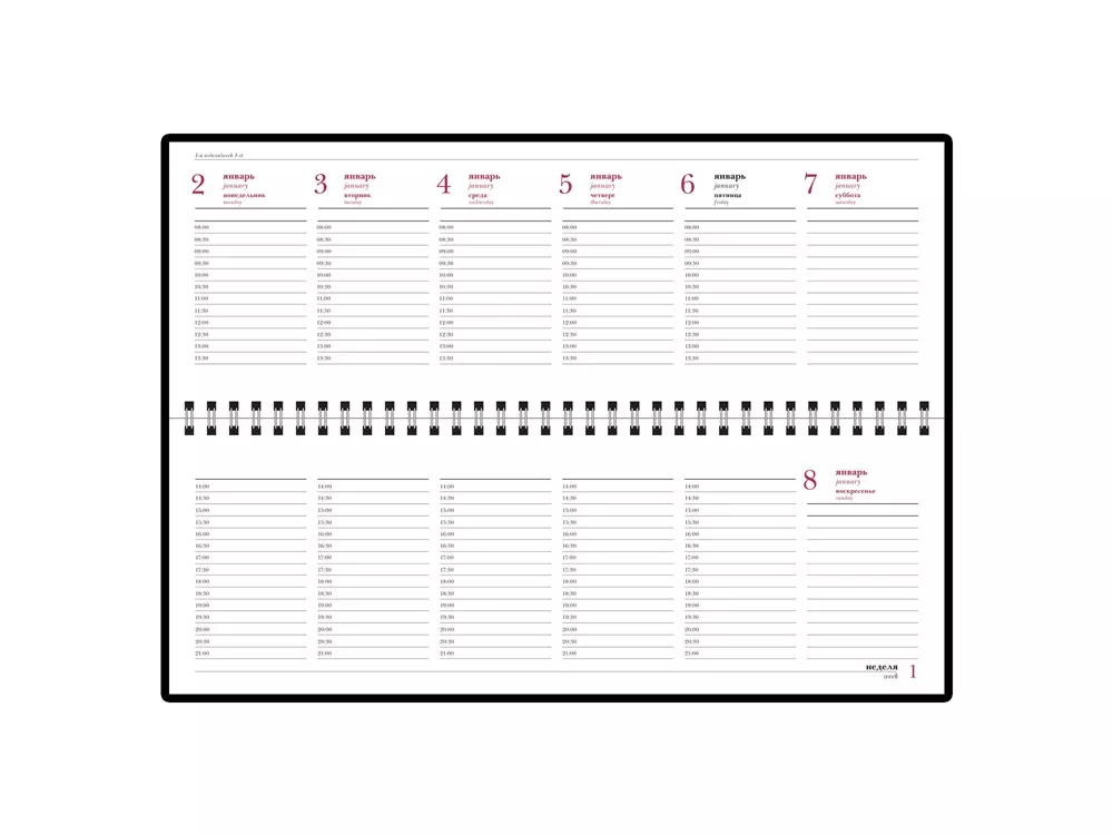 Планинг датированный Sidney Nebraska на 2025 год