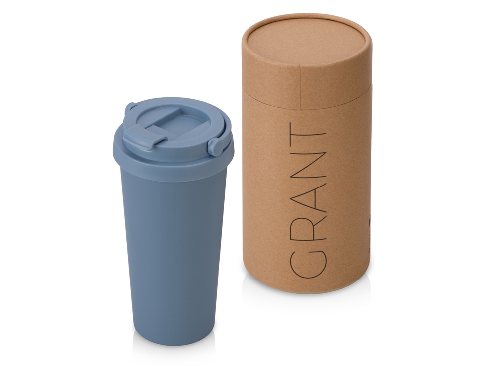 Вакуумная термокружка Grant, soft-touch, тубус