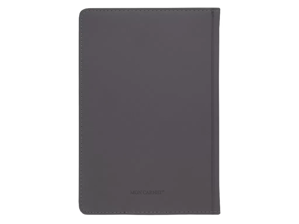 Ежедневник Classic Semidated Soft А5, серый, полудатированный, в твердой обложке