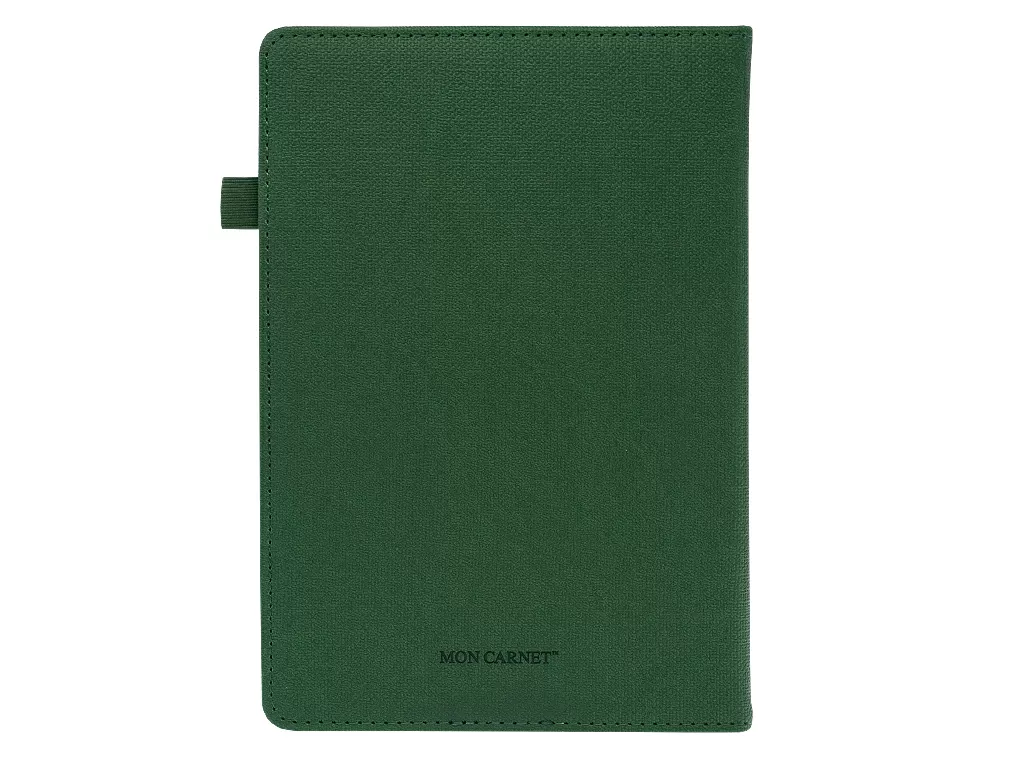 Ежедневник Smart Geneve Ostende А5, зеленый, недатированный, в твердой обложке