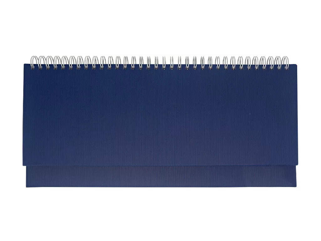 Планинг, недатированный, 135*303 мм, в твердой обложке Happy Line, темно-синий