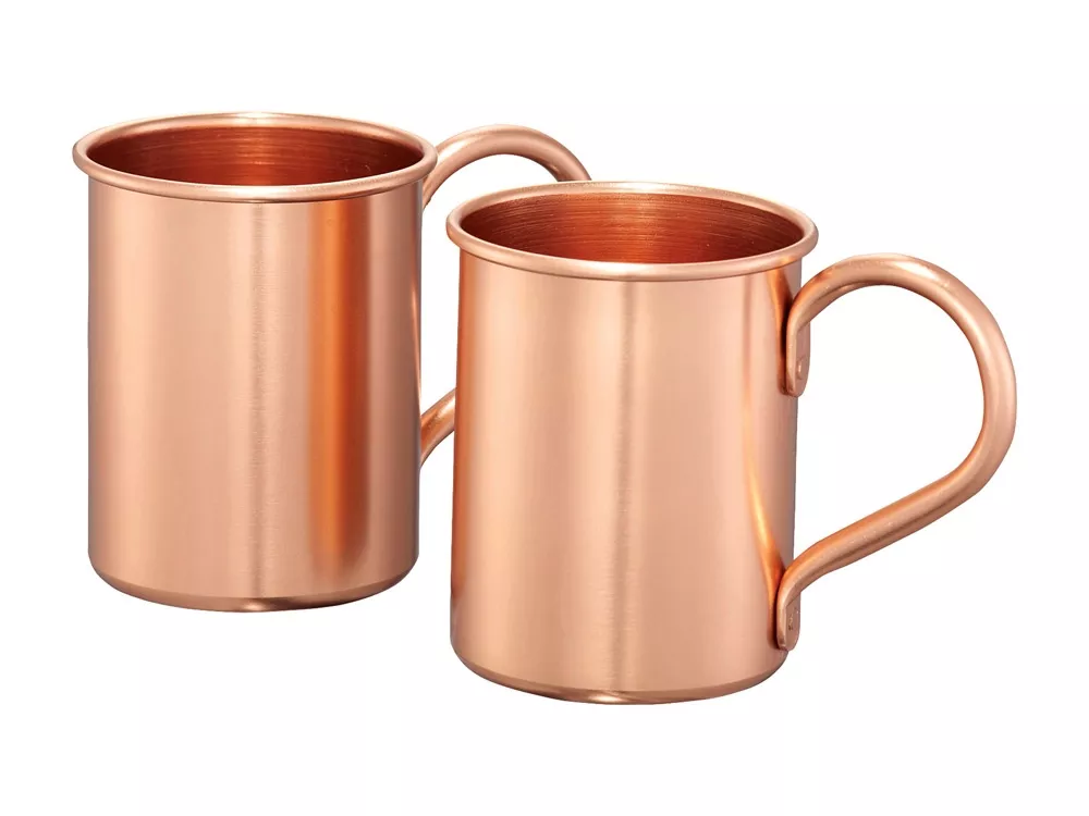 Набор кружек для коктейля с рецептом Moscow mule Набор кружек для коктейля с рецептом Moscow mule