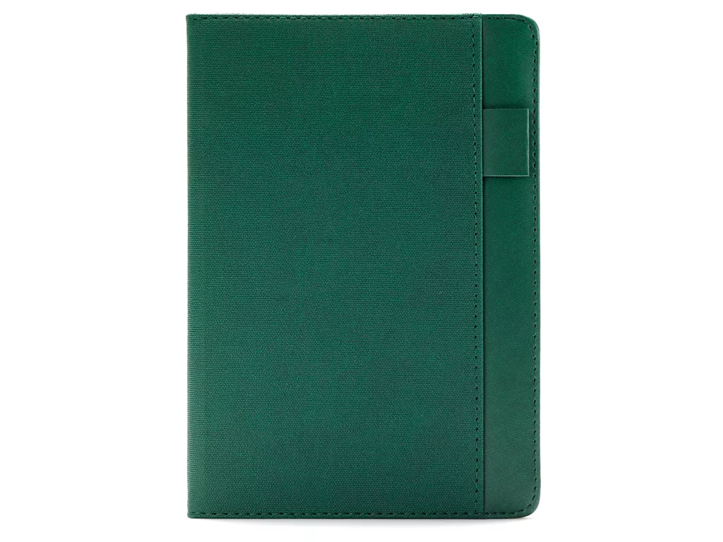 Ежедневник, недатированный, формат А5, в твердой обложке Combi, зеленый