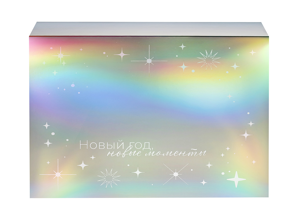 Подарочная коробка с голографическим шубером Aurora, L