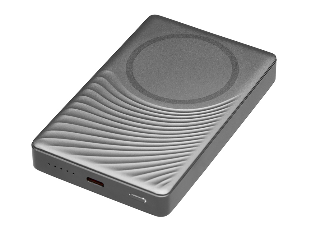 Магнитный беспроводной внешний аккумулятор Сёрф, 10000 мАч