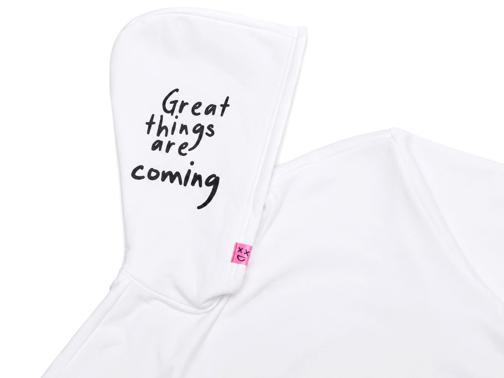 Толстовка с капюшоном оверсайз Berlin унисекс с ДТФ текстилем, термотрансфером и лейблом