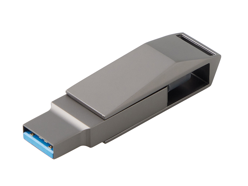 Флешка 64 ГБ USB Type-C и USB 3.0 Тесла